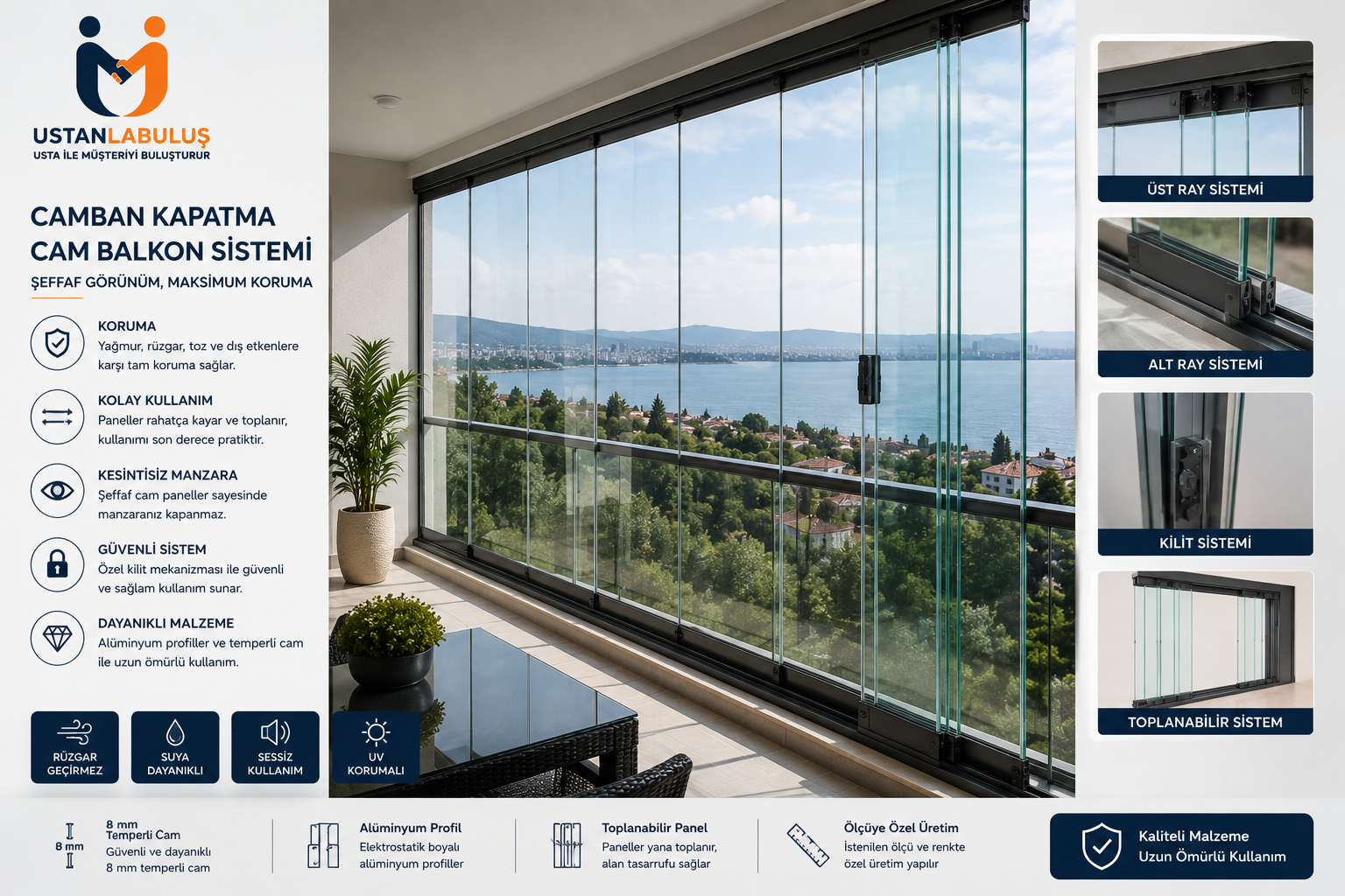 Cam balkon